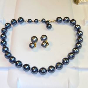 Marvella Grey Pearl Set